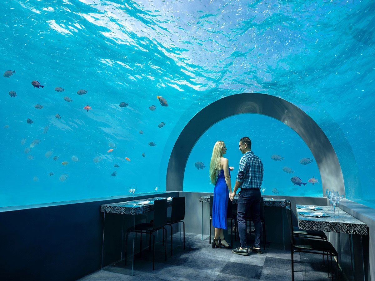 Restaurante submarino, You & Me Maldivas