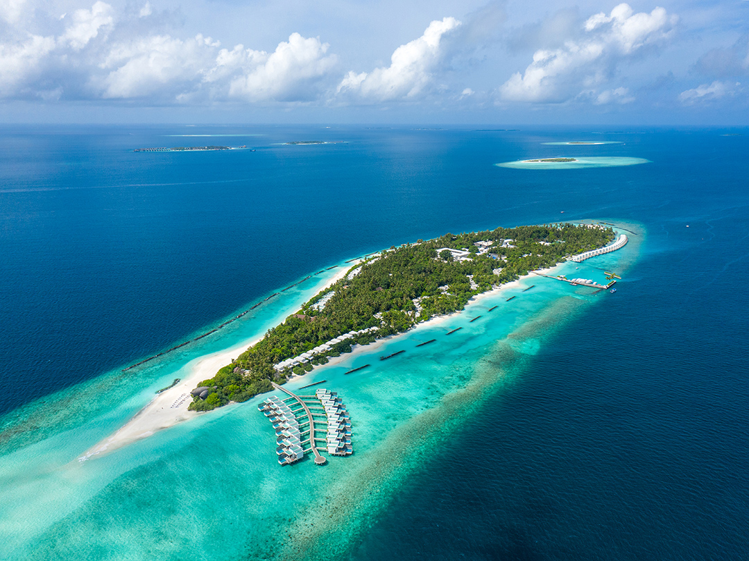 Dhigali Maldives - vista aerea