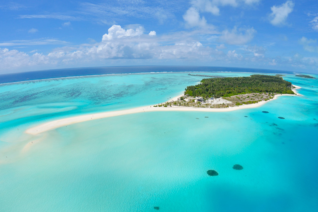 Villa Park - Vista Aérea con el sandbank