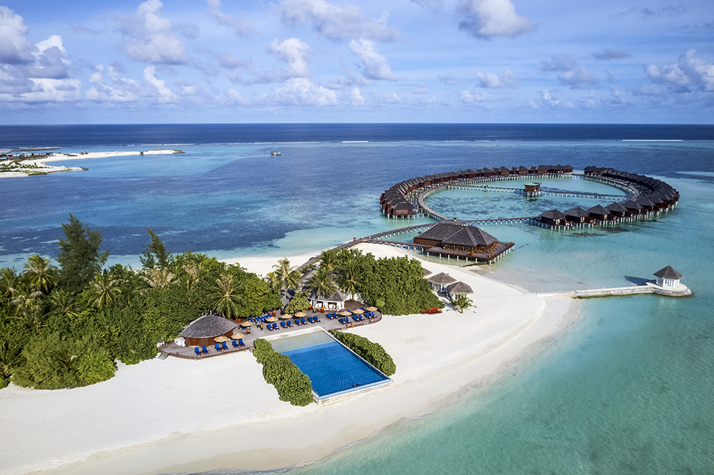 Infinity Pool en Sun Siyam Olhuveli - Maldivas