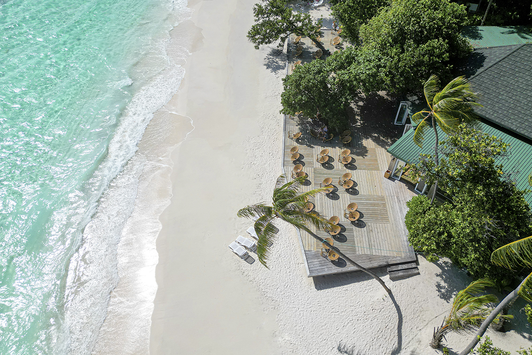 Restaurante The Bluu en Malahini Kuda Bandos