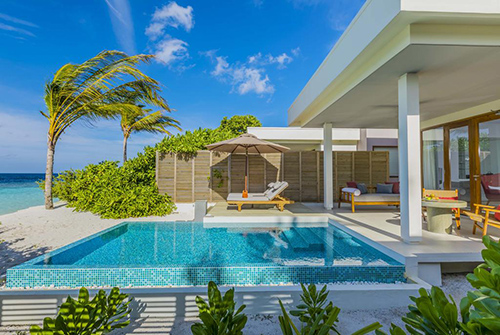 Beach Villa with Pool de Dhigali