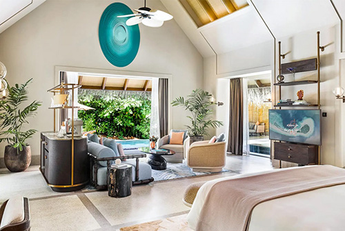 Beach Villa with Pool frente a la playa en JOALI Maldives