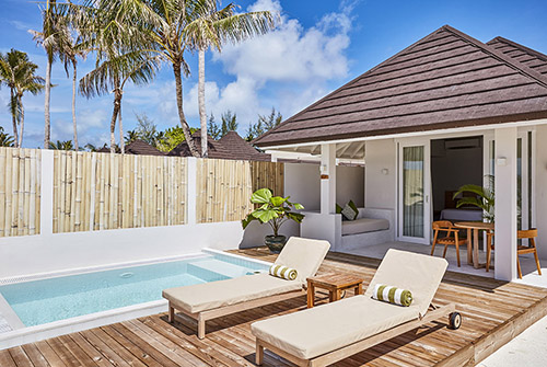 Grand Beach Villa with Pool de Sun Siyam Olhuveli