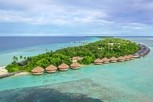 Vista aérea de The Residence Maldives at Dhigurah