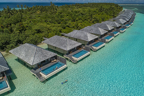 Lagoon Pool Villa con piscina privada en The Residence Maldives at Dhigurah