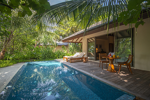 Sunrise / Sunset Beach Pool Villa en The Residence Maldives at Dhigurah