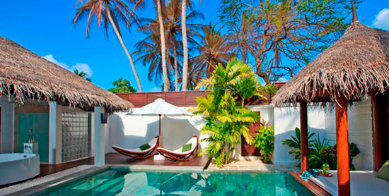 Piscina de la Pool Villa en Valassaru Maldives