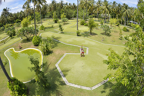 Minigolf en Villa Park Resort and Spa