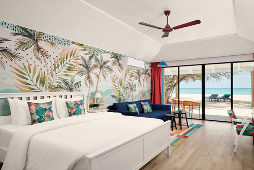 Lagoon Beach Villa frente a la laguna en Villa Park Sun Island Resort