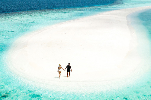 Visita un sandbank en Waldorf Astoria Maldives Ithaafushi