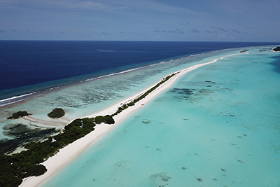 Vista aérea de Dhigurah