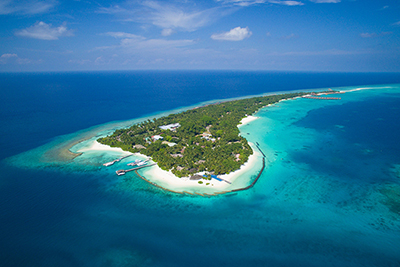 Vista aérea Kuramathi