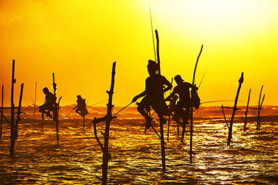 Pescadores de Weligama